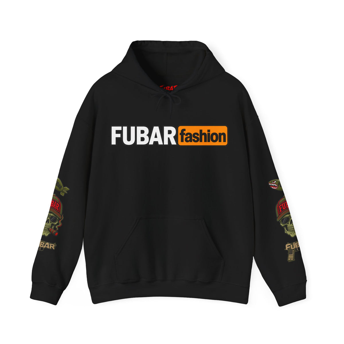 FUBAR Fashion Hoodie — Pin-Up Bomber Girl Graphic Pullover