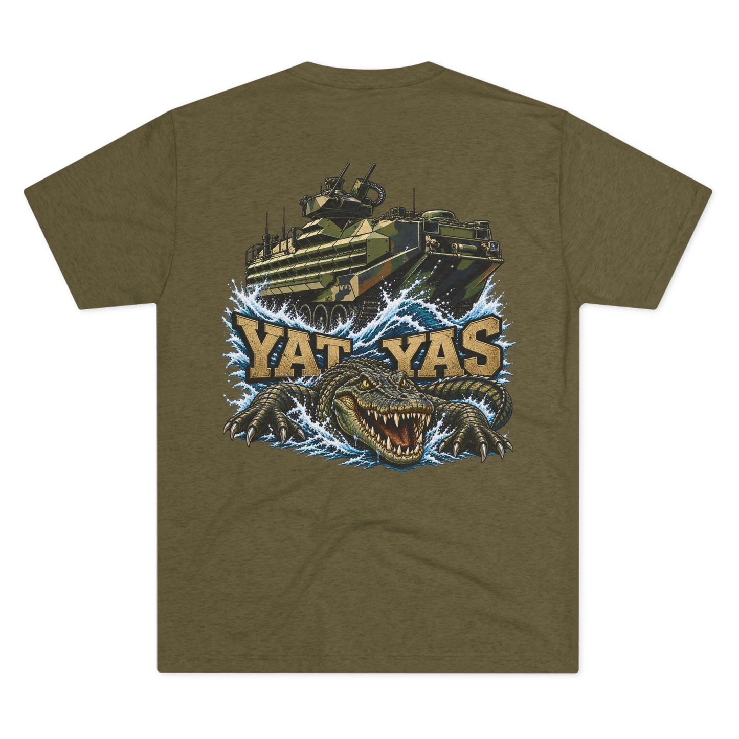 YAT YAS back-military shirt