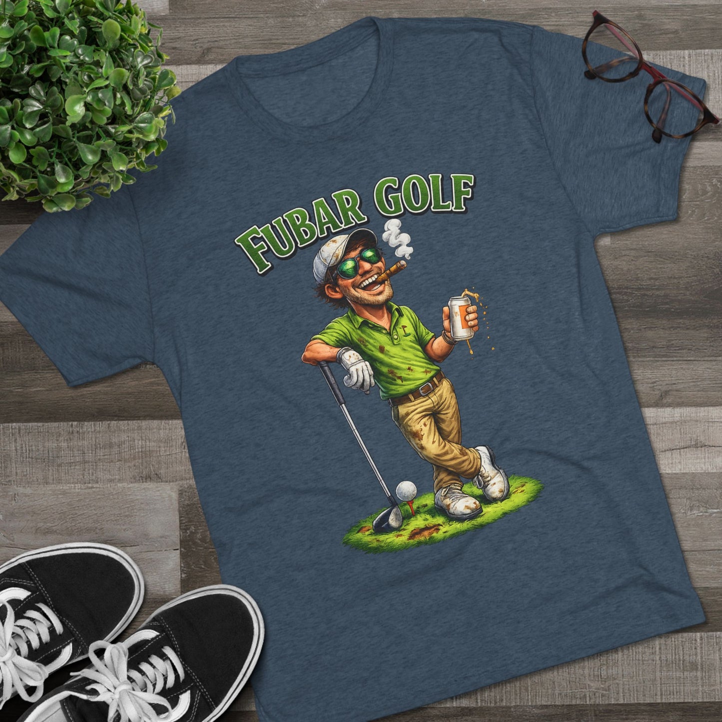 FUBAR Golf Cartoon Shirt