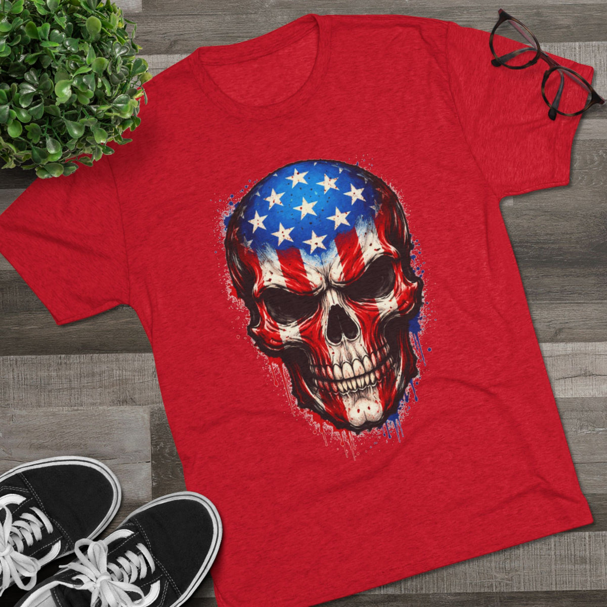 Patriotic Skull (T-Shirt)