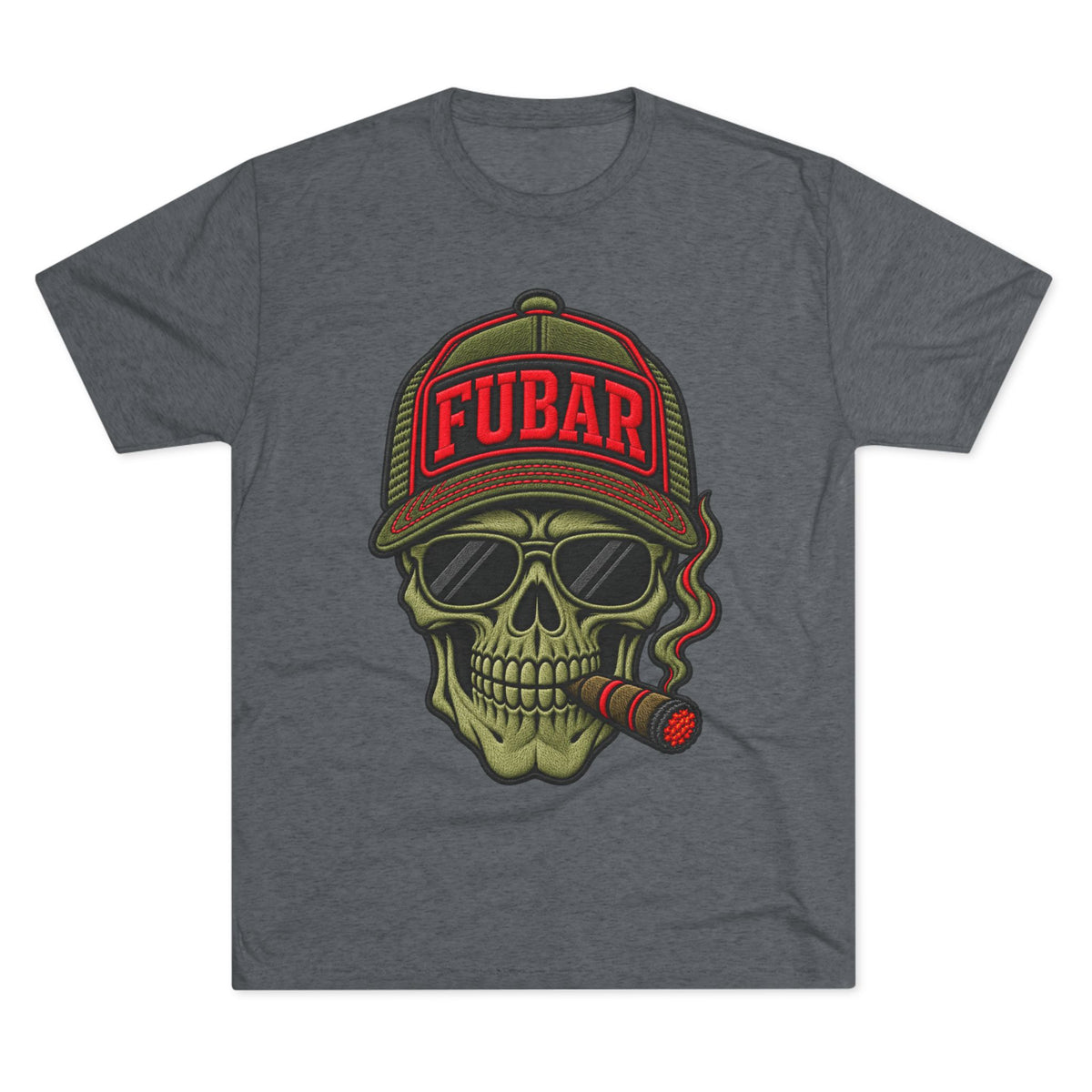 'Same People Different Battles' Patriotic Skull T-Shirt