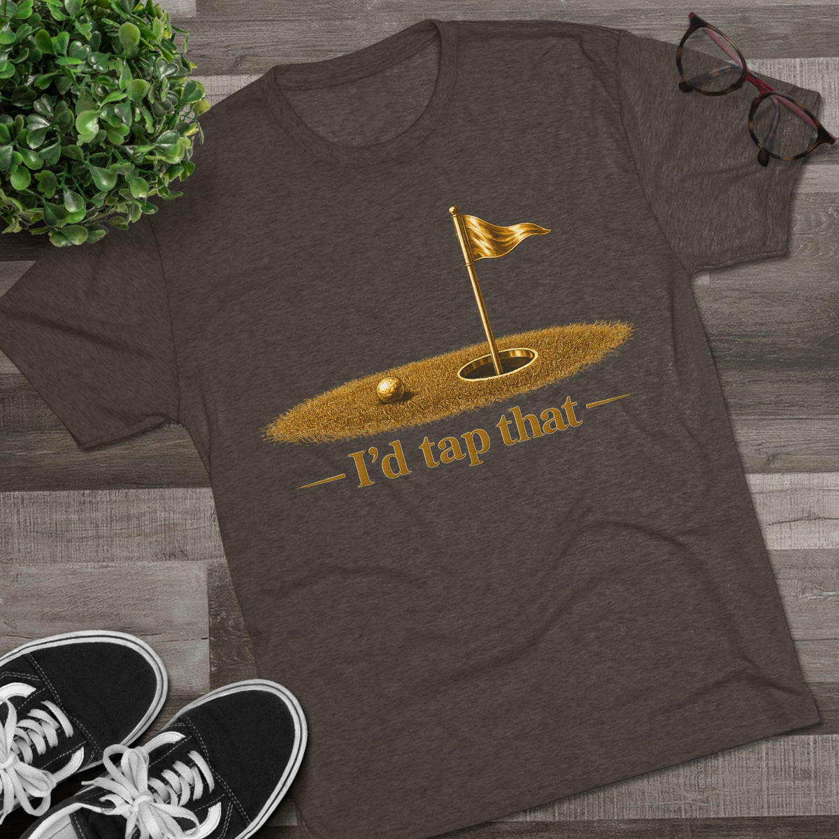 "I'd Tap That" with Skull Cigar FUBAR Back Graphic