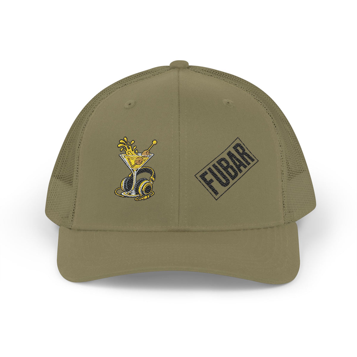 Richardson Trucker Cap Martini Fubar — (Embroidered)