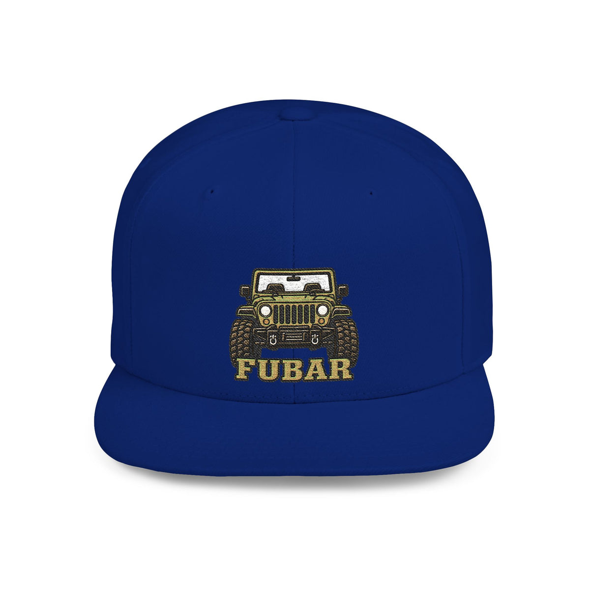 FUBAR Jeep Flat Bill Snapback Hat