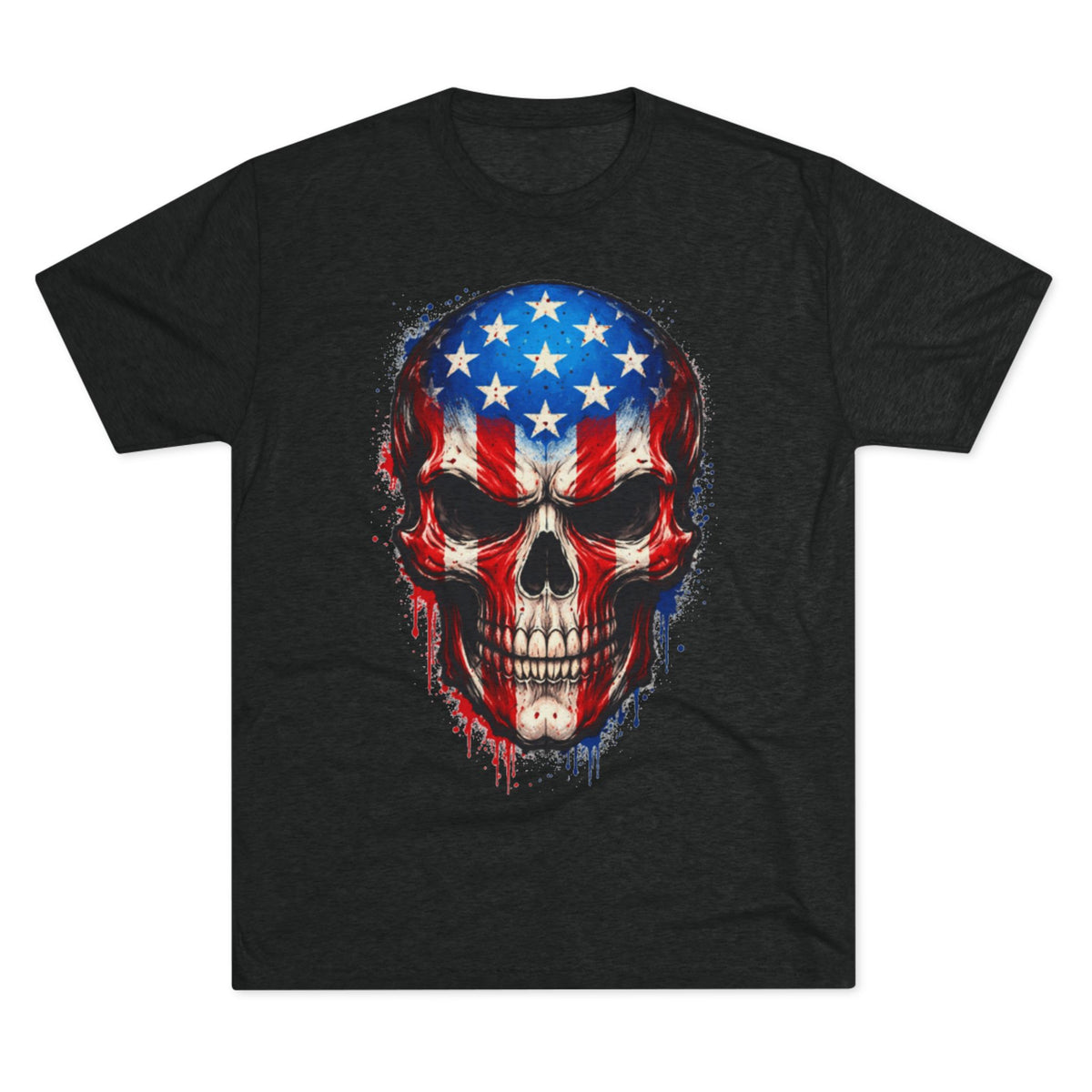 American Flag Skull T-Shirt — FUBAR Graphic Tee