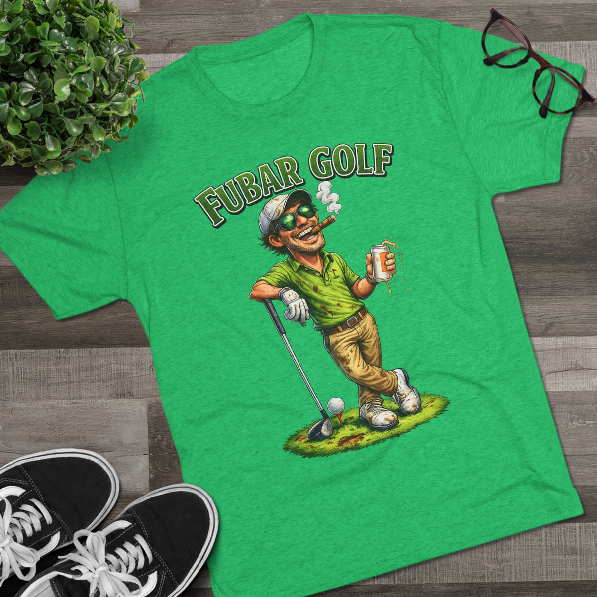 FUBAR Golf Cartoon Shirt