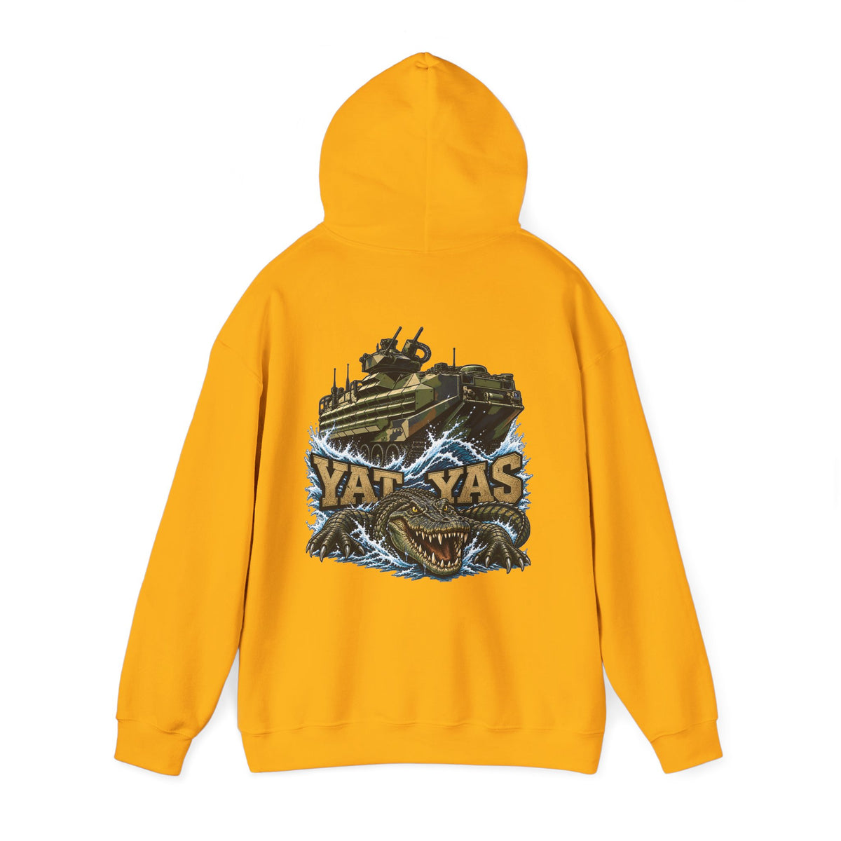 FUBAR Tactical Hoodie — "YAT YAS on Back" Graphic Pullover