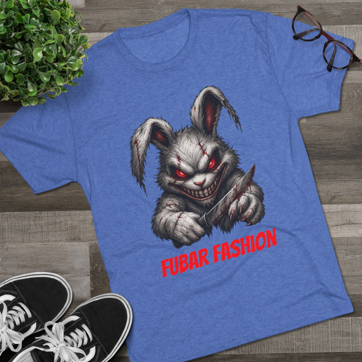 FUBAR Fashion Horror Bunny T‑Shirt