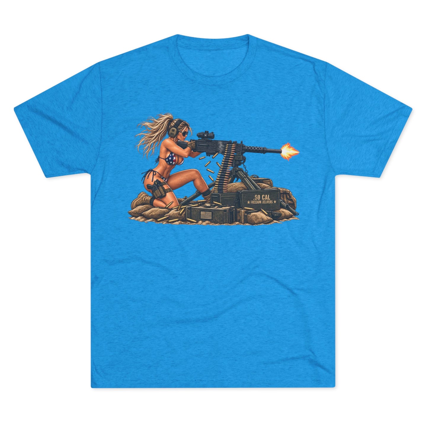 Machine Gun Pin-Up T-Shirt