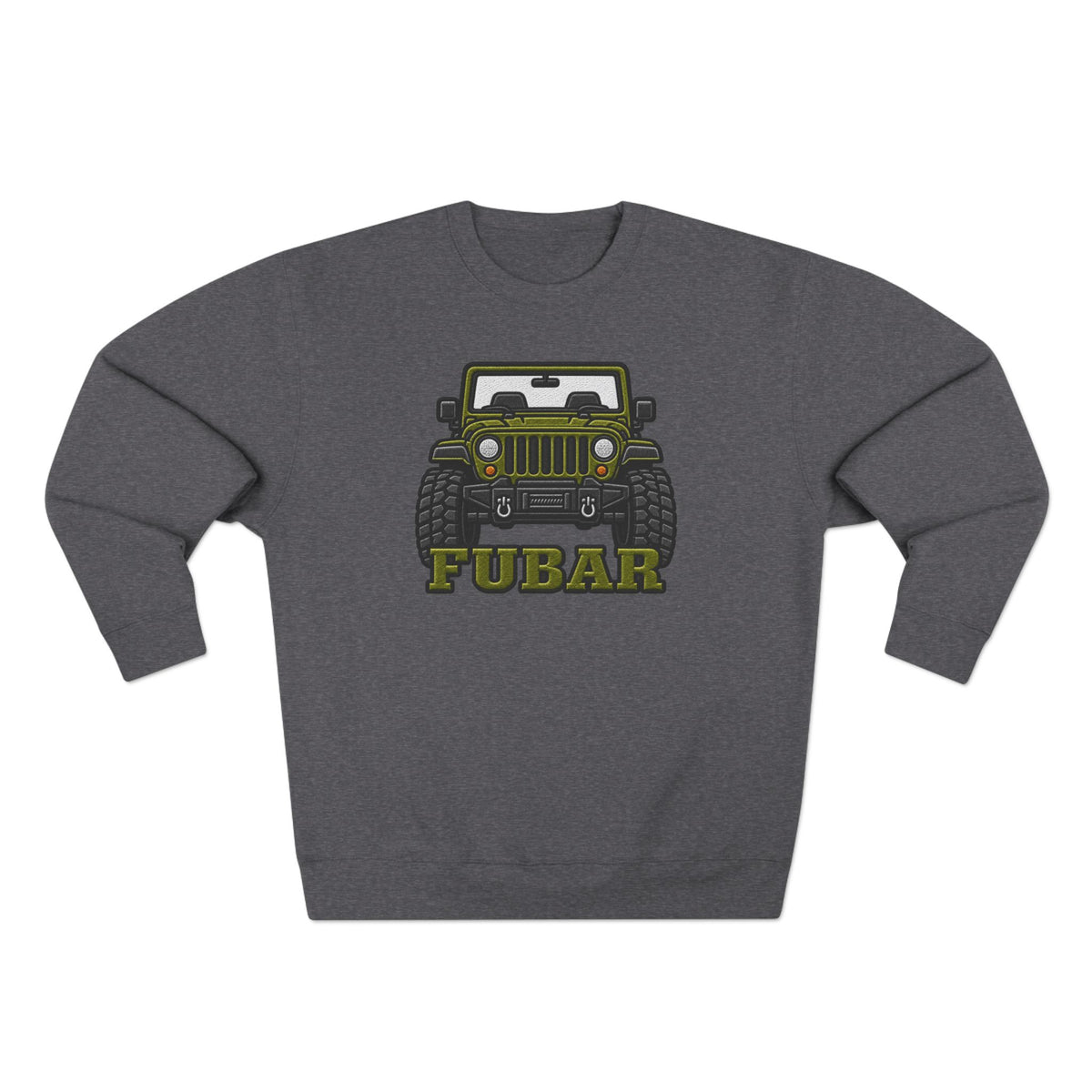 FUBAR Military Jeep Crewneck Sweatshirt