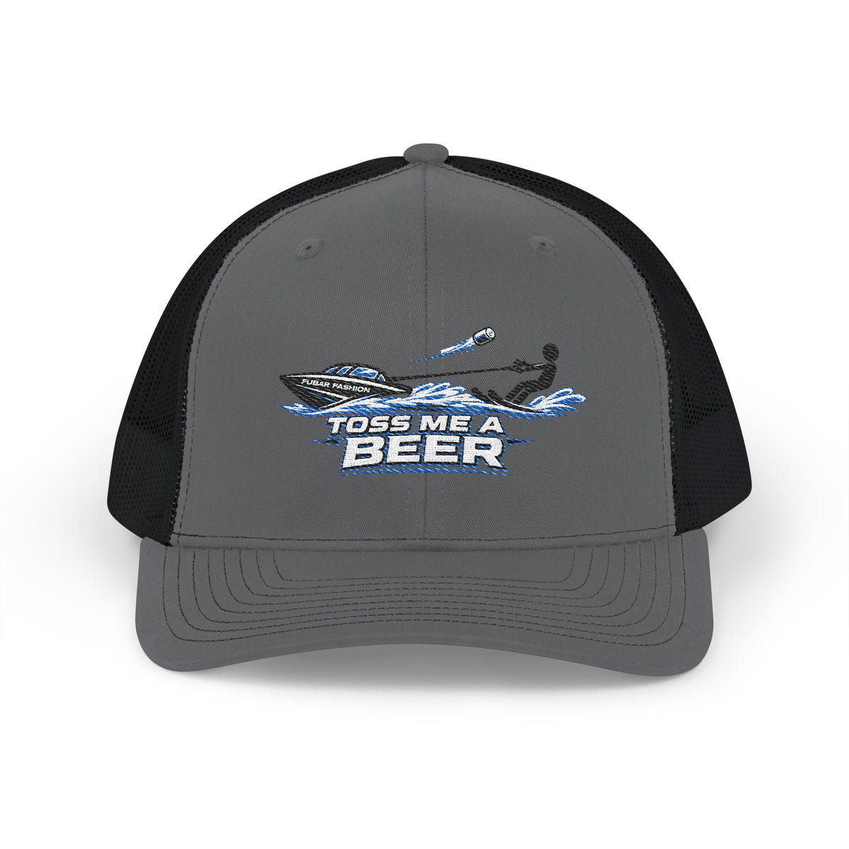 Richardson Toss Me A Beer Trucker Hat – (Embroidered)