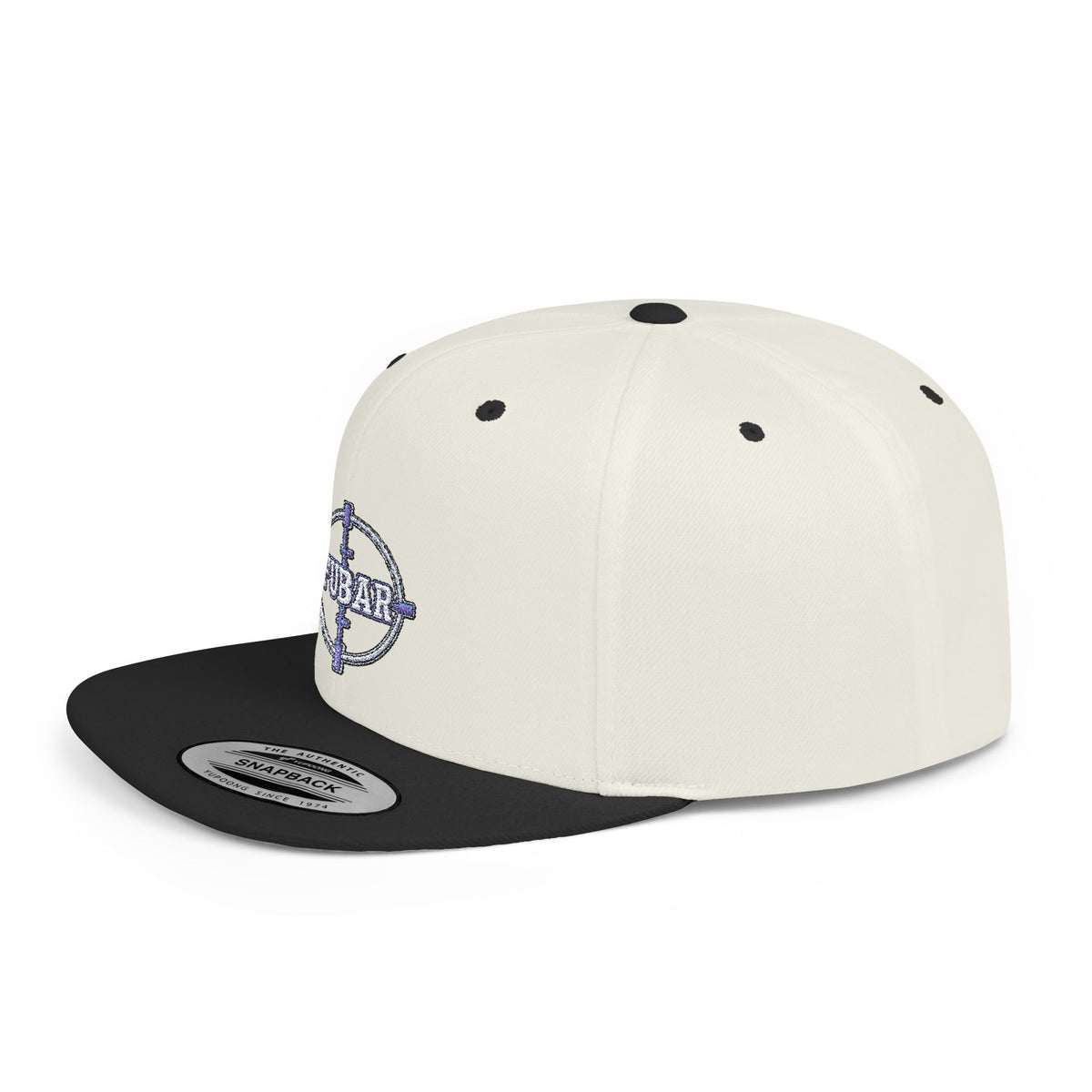 Snapback Hat — FUBAR Target Logo Flat-Bill Cap