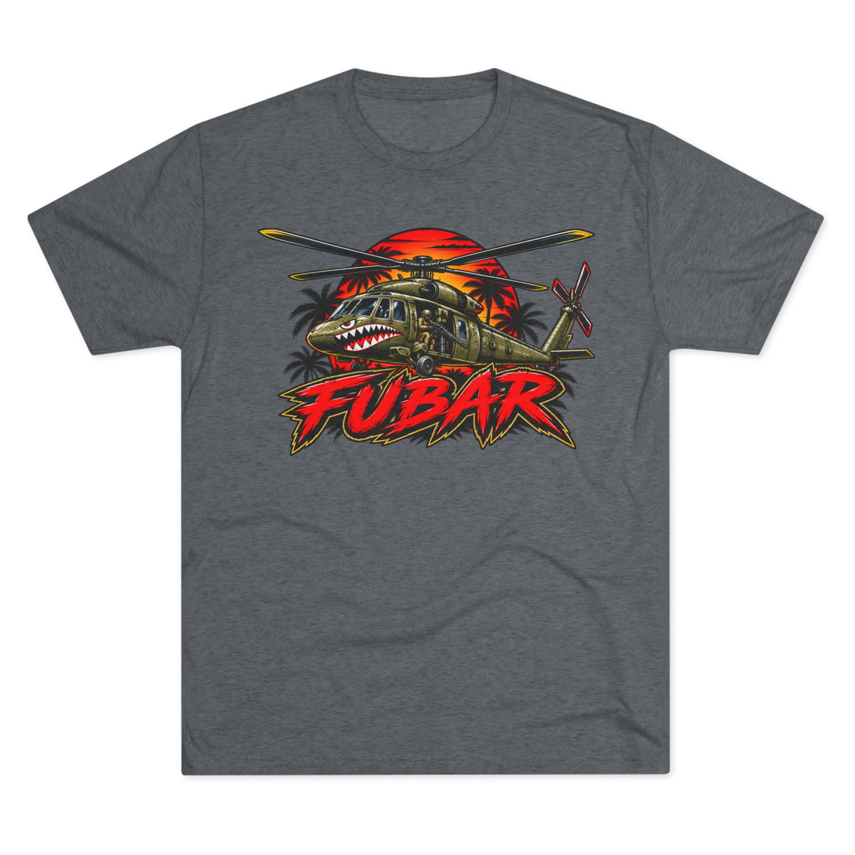 FUBAR Military Helicopter Tee