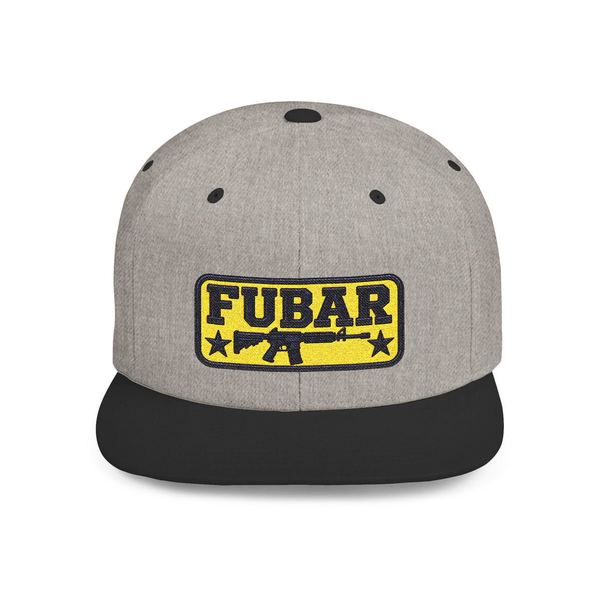 FUBAR Flat Bill Snapback Hat – Tactical Patch Cap