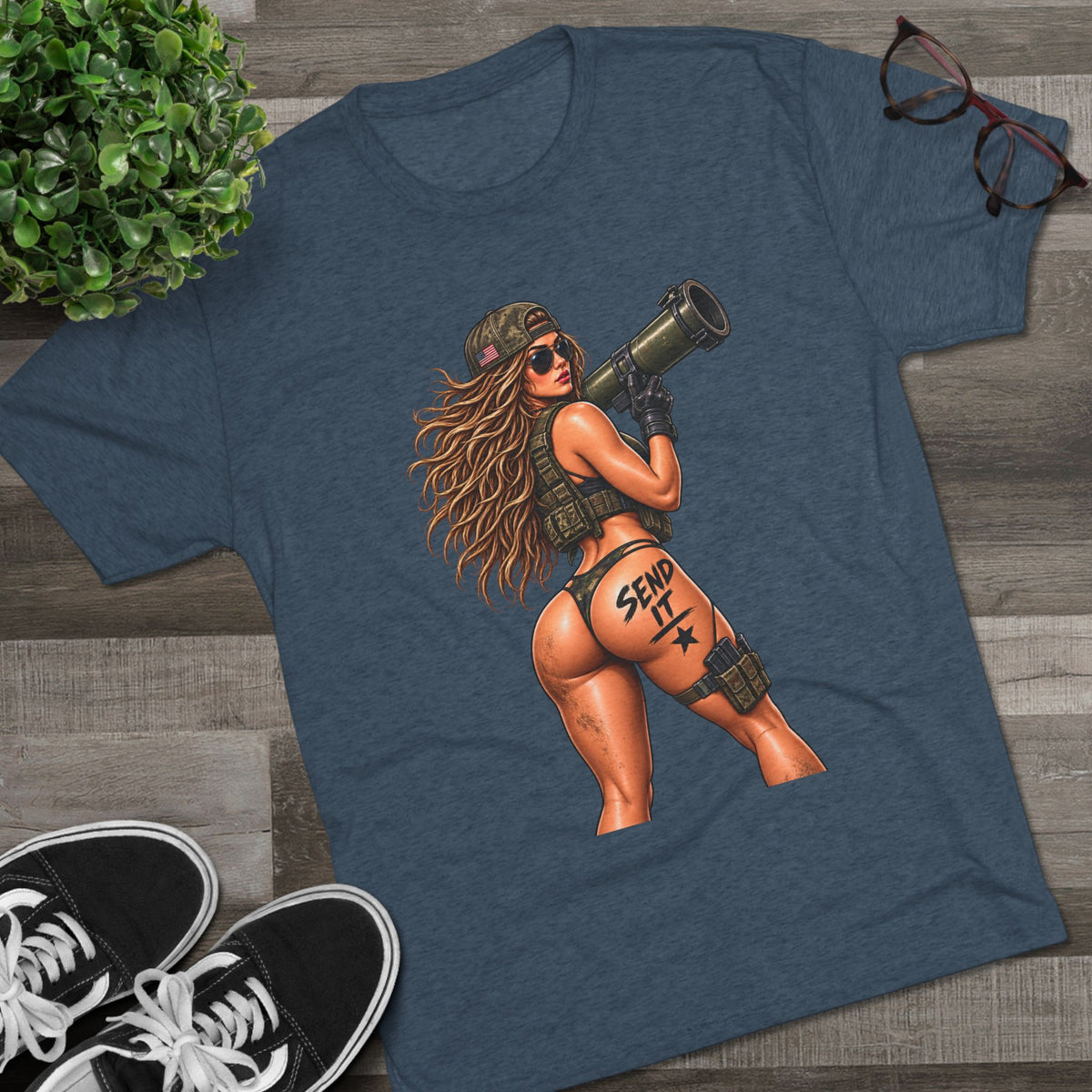 'Send It' RPG Girl & 'Have a Nice Day' Grenade Graphic