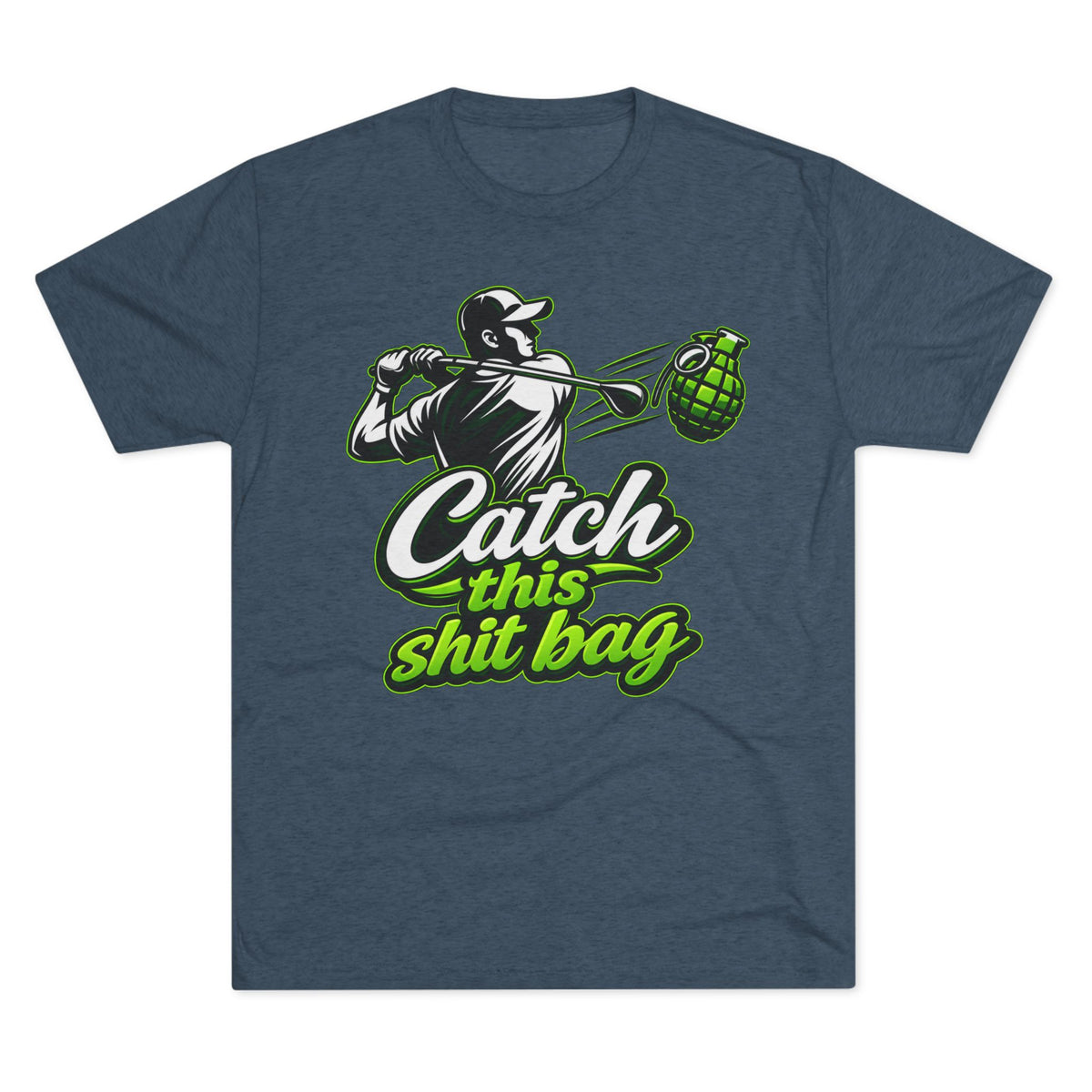 Catch This Shit Bag Baseball Tee