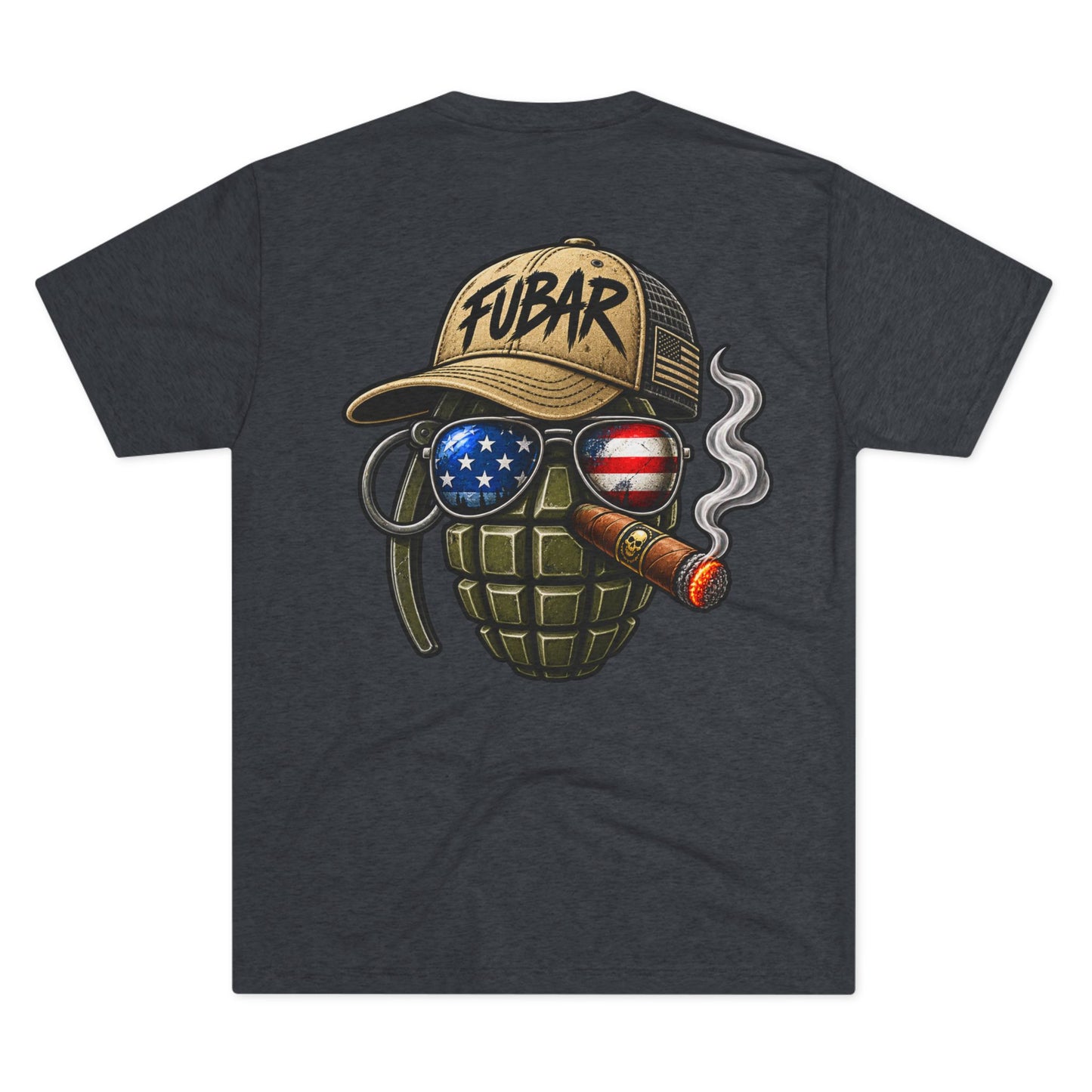 Vintage Pin-Up Soldier & 'FUBAR' Grenade Design