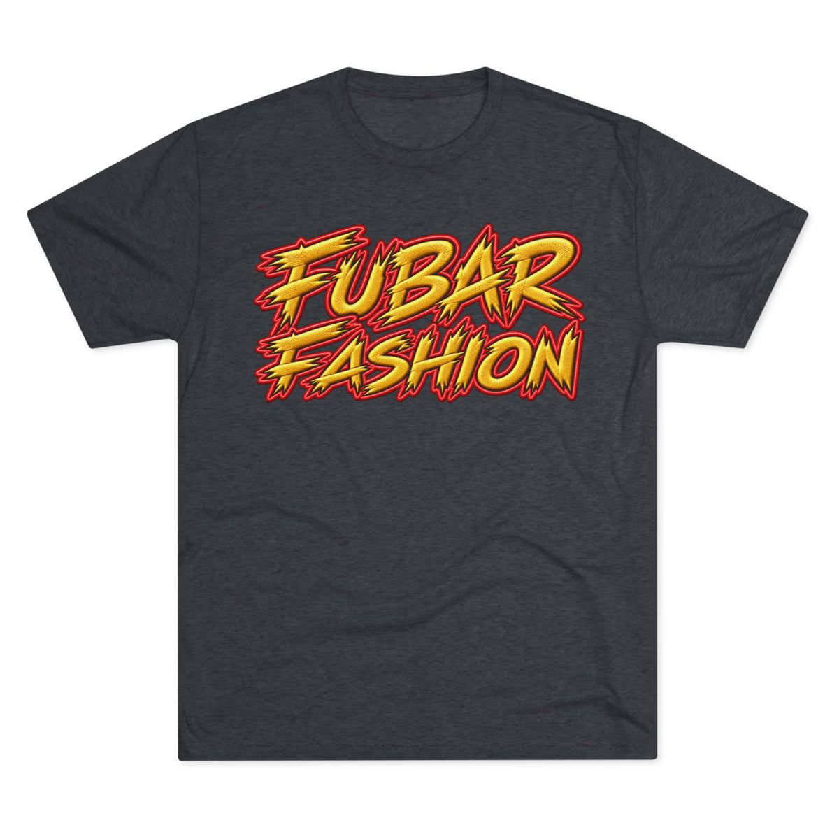 FUBAR Fashion Skull Tee — Retro Skull with Cap & Cigar Graphic