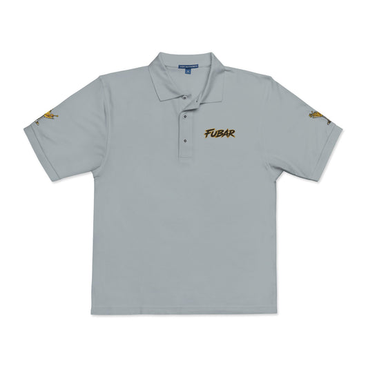 Embroidered 'Fubar" Logo Polo Shirt