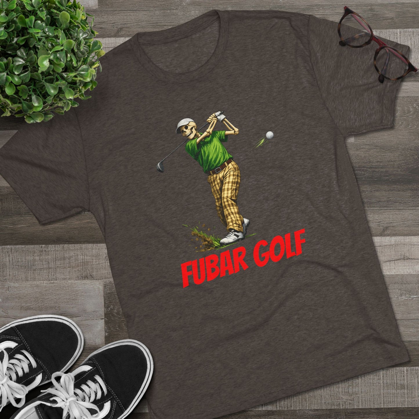 'FUBAR Golf' Vintage Golfer Graphic Tee