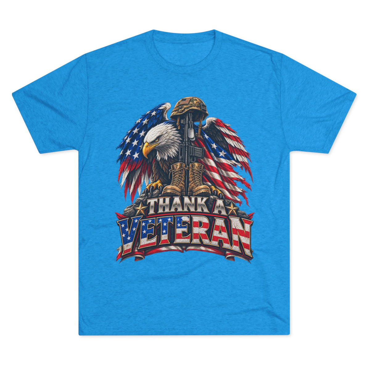"Thank a Veteran" Eagle & Helmet Americana
