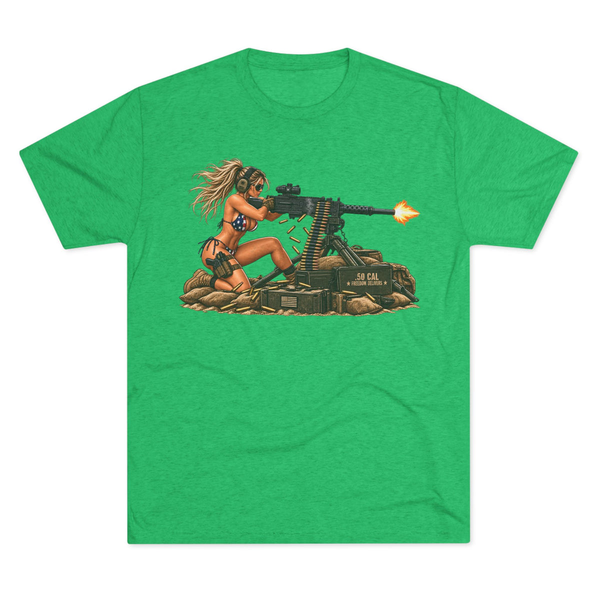 Machine Gun Pin-Up T-Shirt