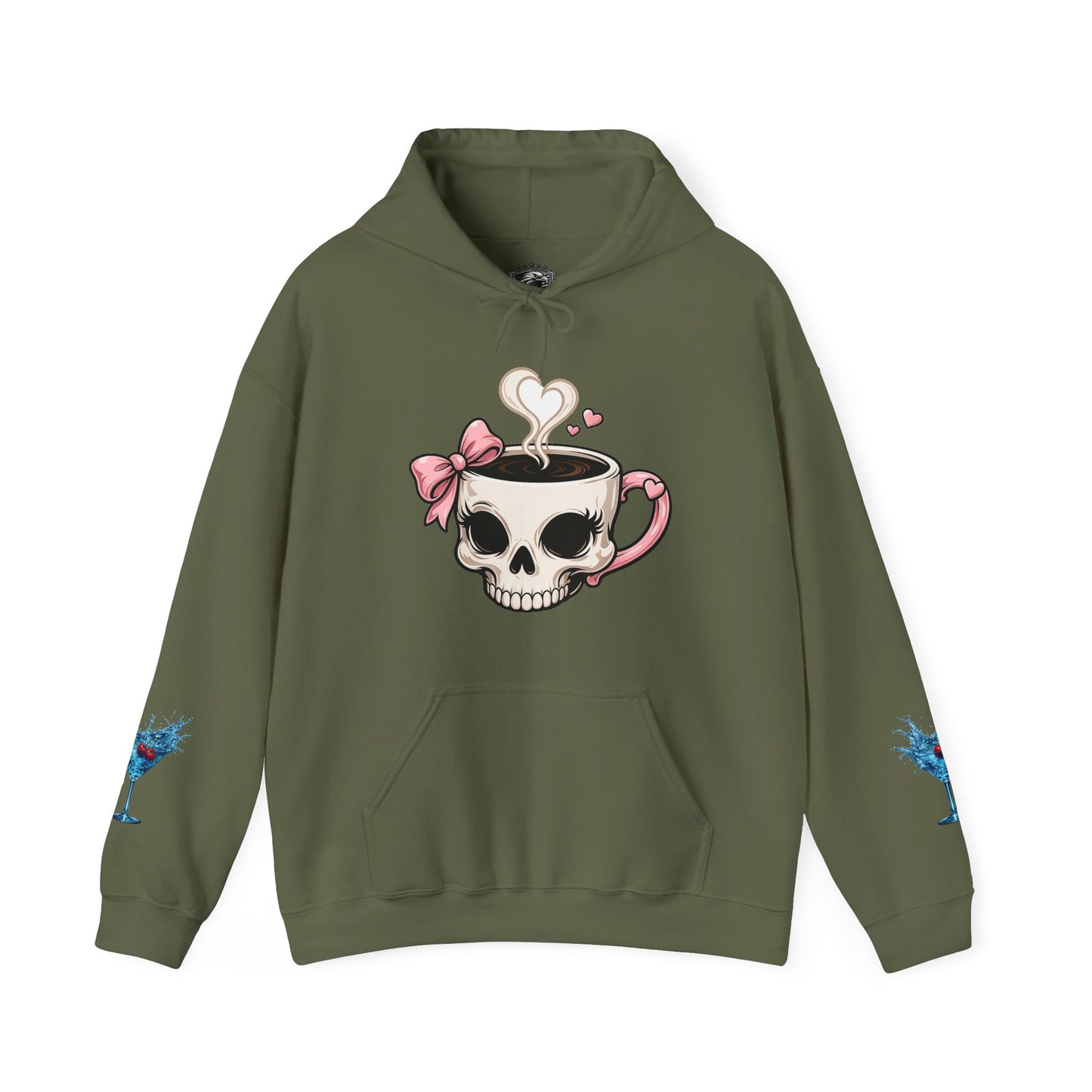 Women's Skull Coffee Hoodie
