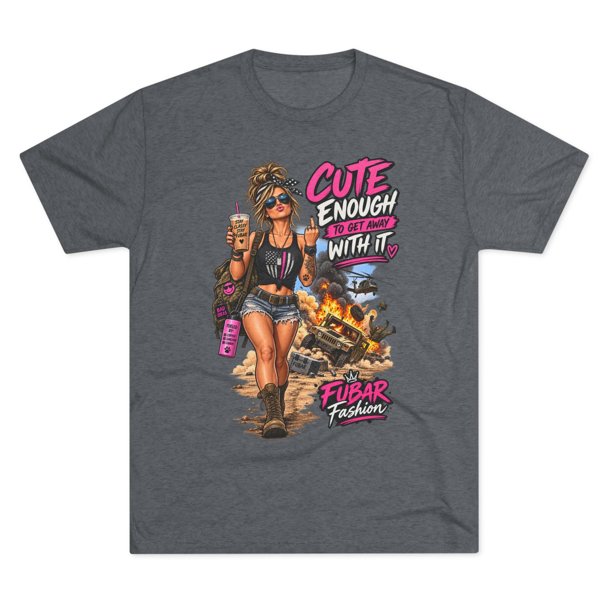 Women's Cute Enough To Get Away With It Tee