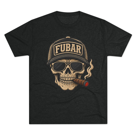 FUBAR Skull Cigar T-Shirt