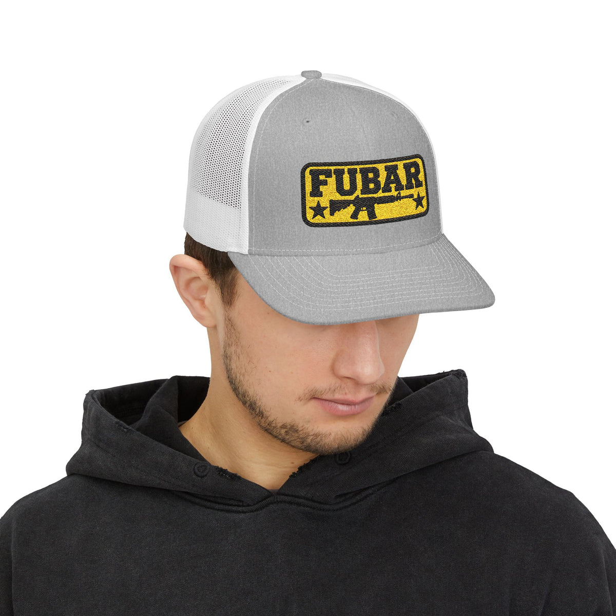 Richardson FUBAR Trucker Cap – Snapback Hat (Embroidered)