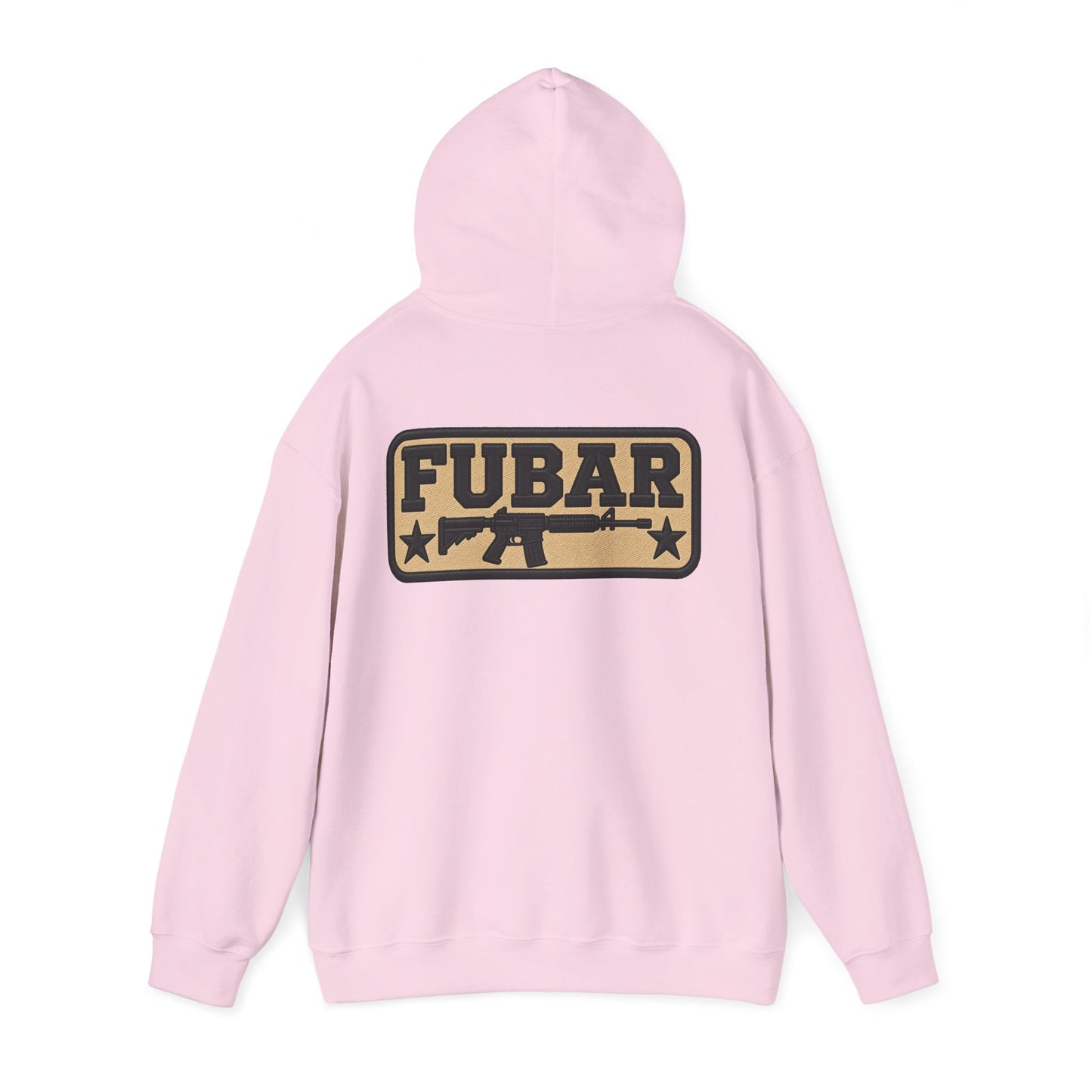 FUBAR Skull Hoodie – Tactical Skull & Rifle Graphic Pullover