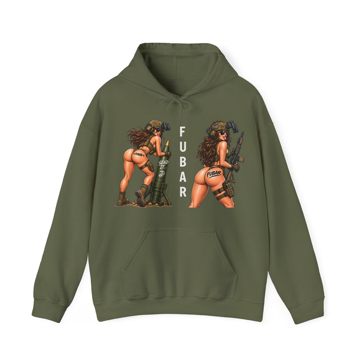 FUBAR Military Pinup Hoodie