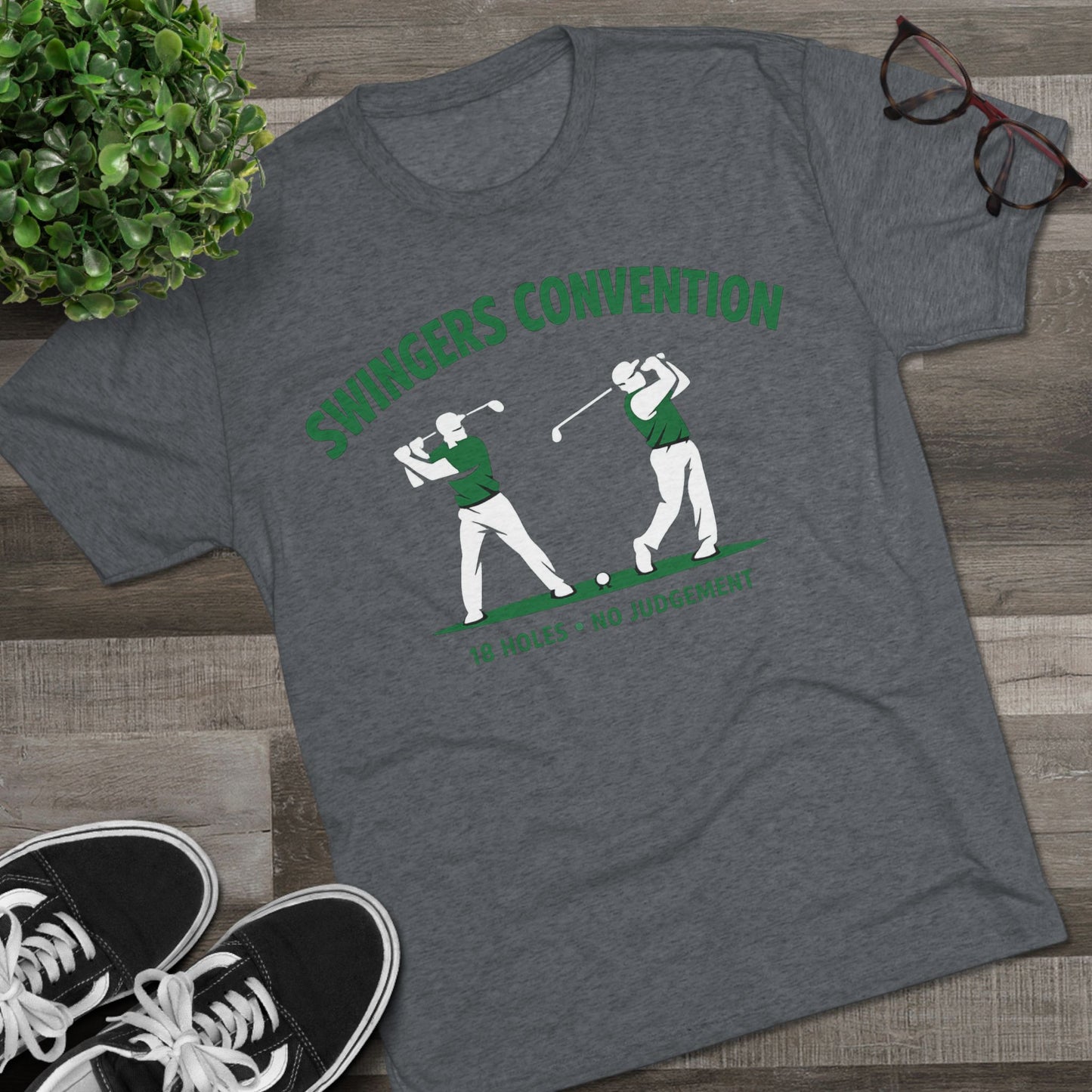 “18 Holes • No Judgement” Funny Golf Shirt
