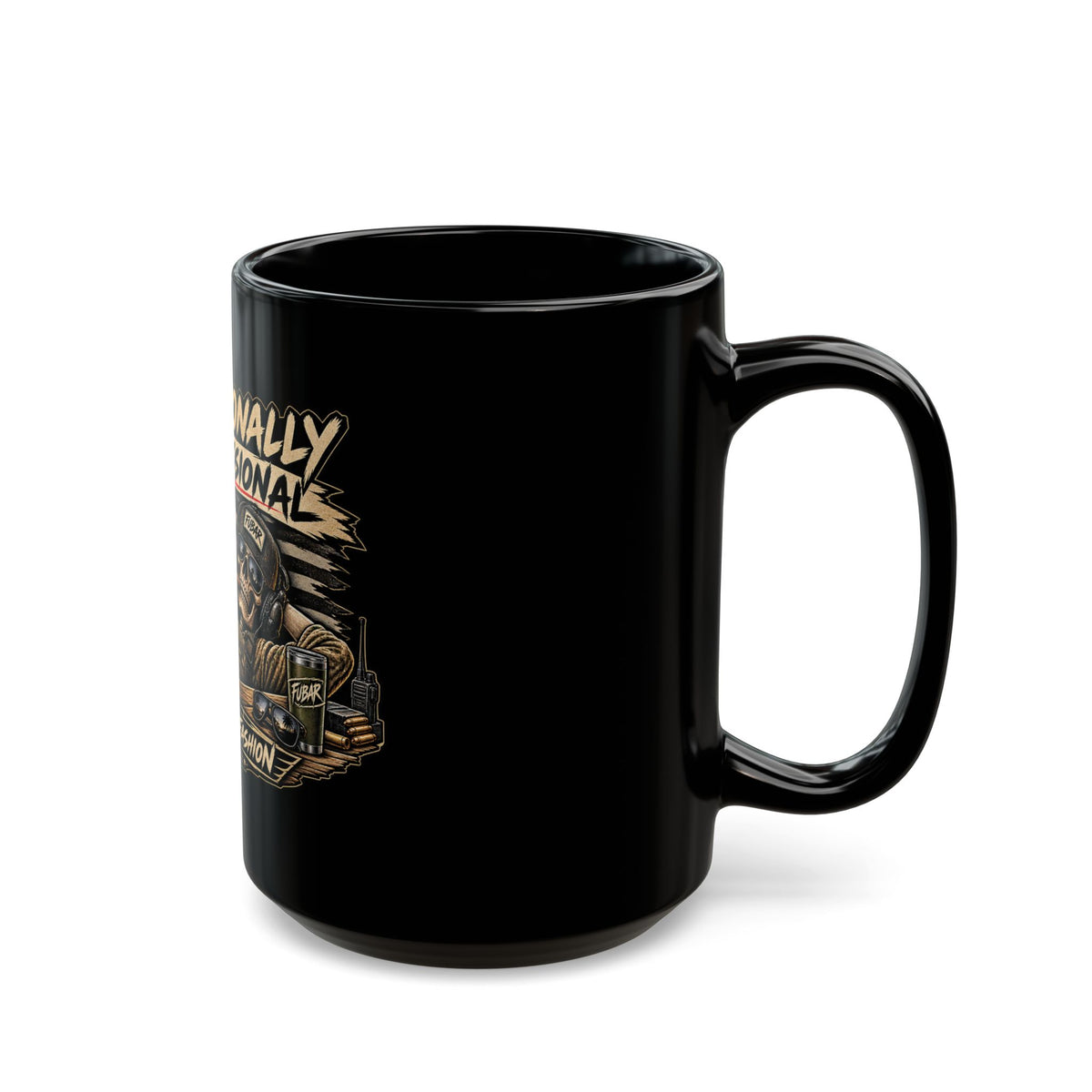 Professionally Unprofessional Skull Coffee Mug (11oz/15oz)