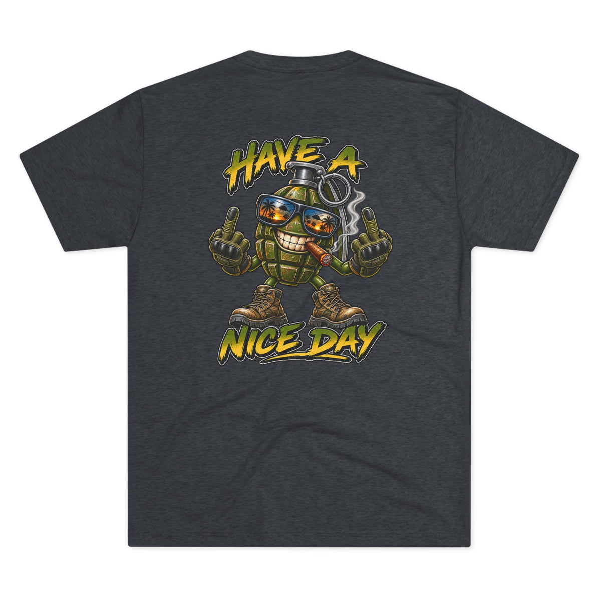 'Send It' RPG Girl & 'Have a Nice Day' Grenade Graphic