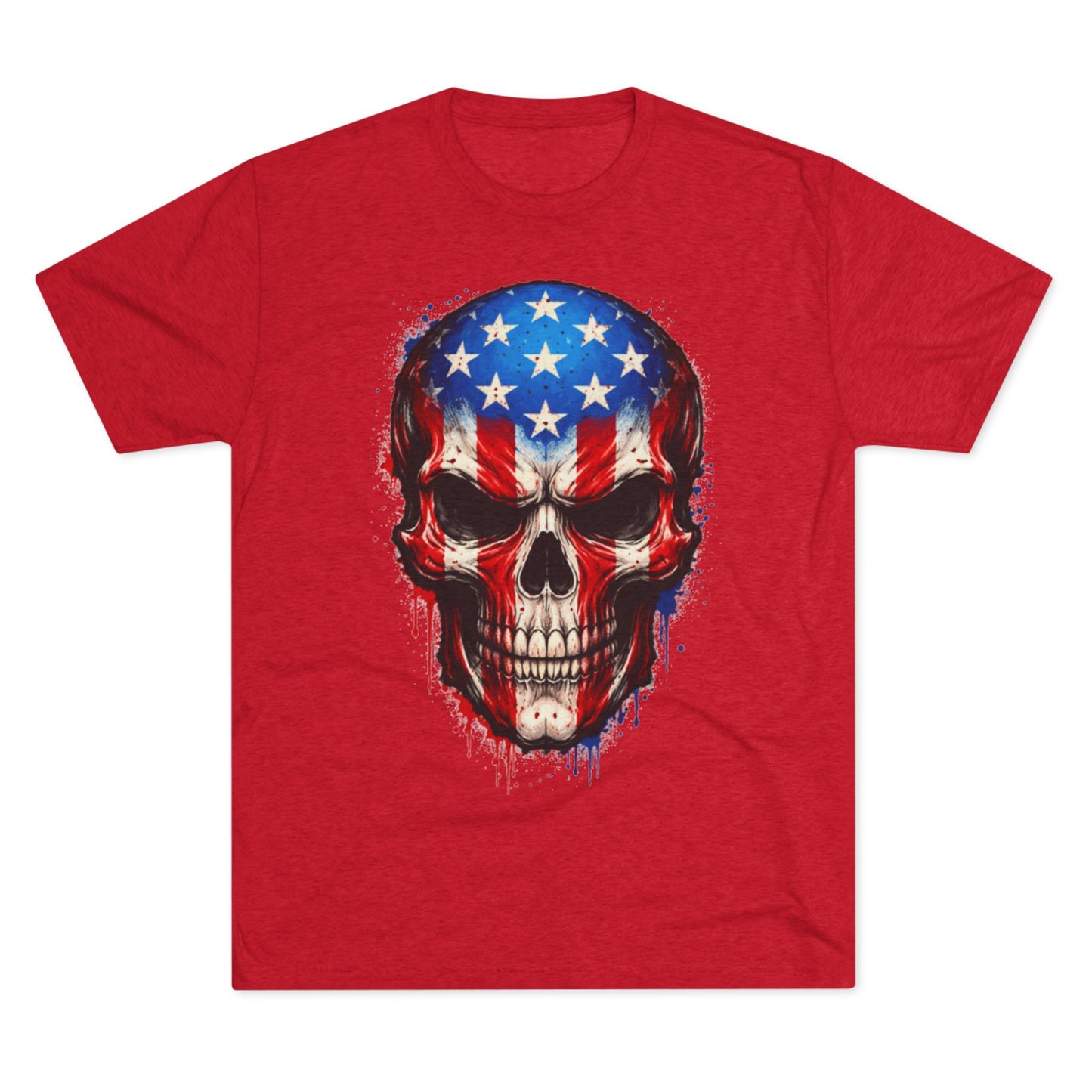 American Flag Skull T-Shirt — FUBAR Graphic Tee
