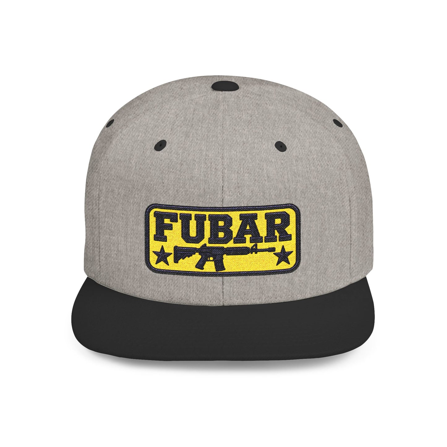 FUBAR Flat Bill Snapback Hat – Tactical Patch Cap