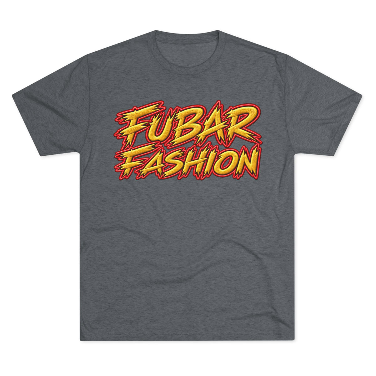 FUBAR Fashion Skull Tee — Retro Skull with Cap & Cigar Graphic