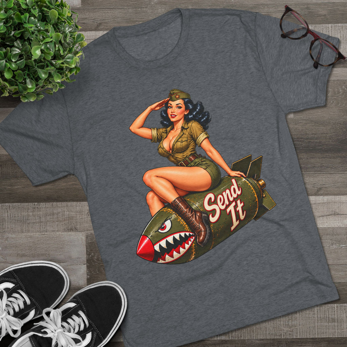 Send It Pinup Bomb Tee
