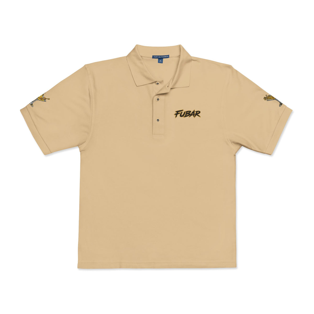 Embroidered 'Fubar" Logo Polo Shirt