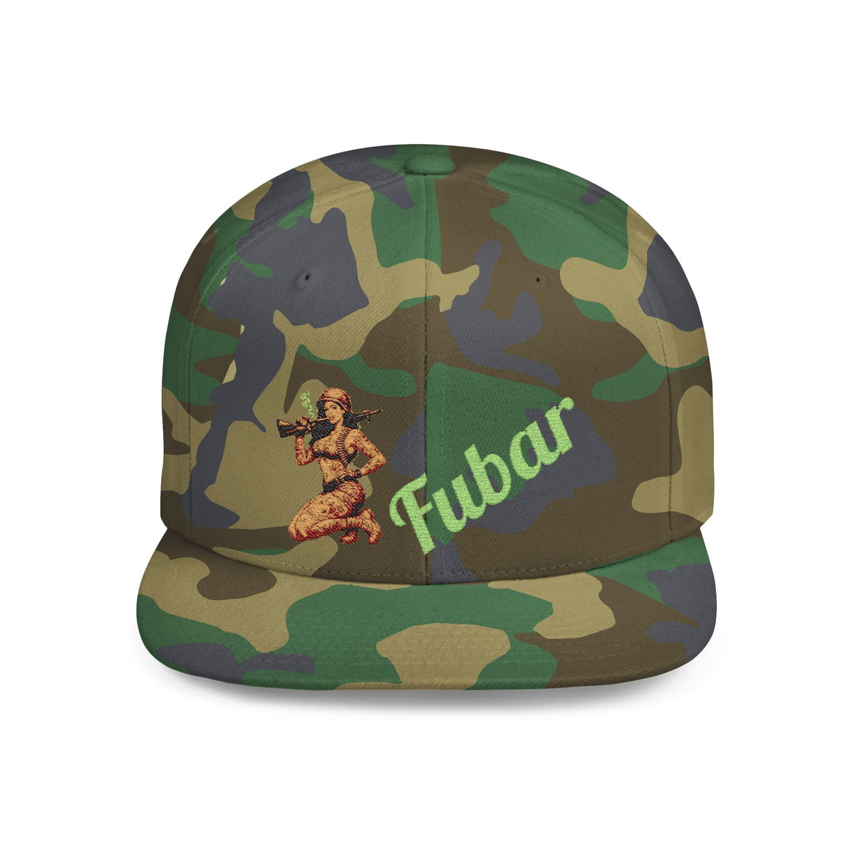 Fubar Pin-Up Flat Bill Snapback (Hat)