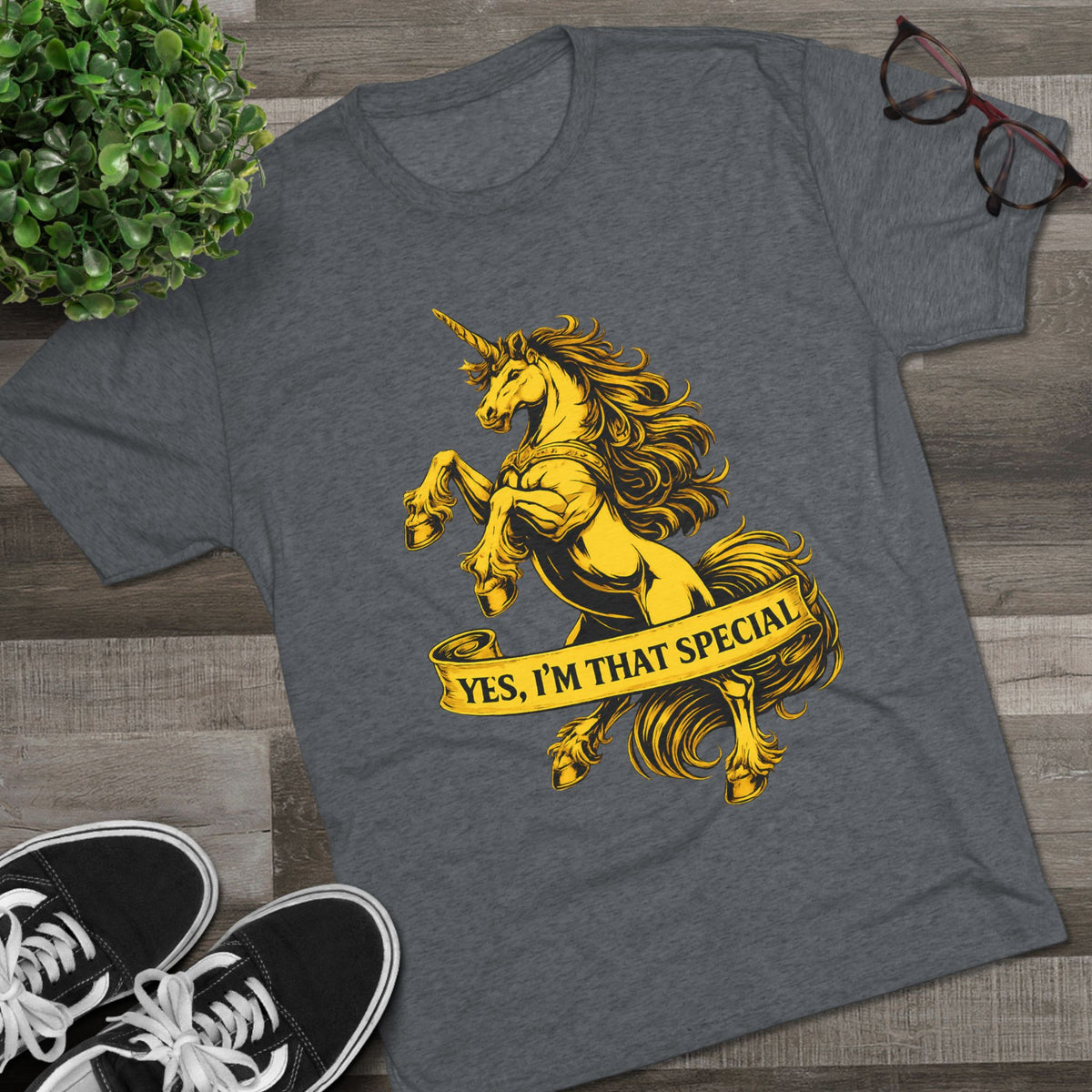 Yes I'm That Special Unicorn Tee — FUBAR Graphic Crew Shirt