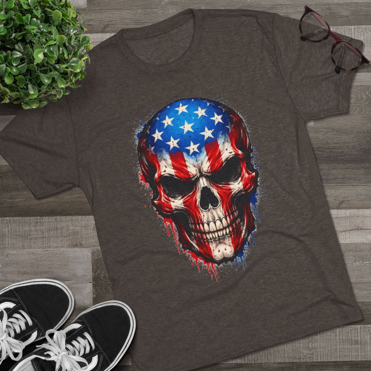 Patriotic Skull (T-Shirt)