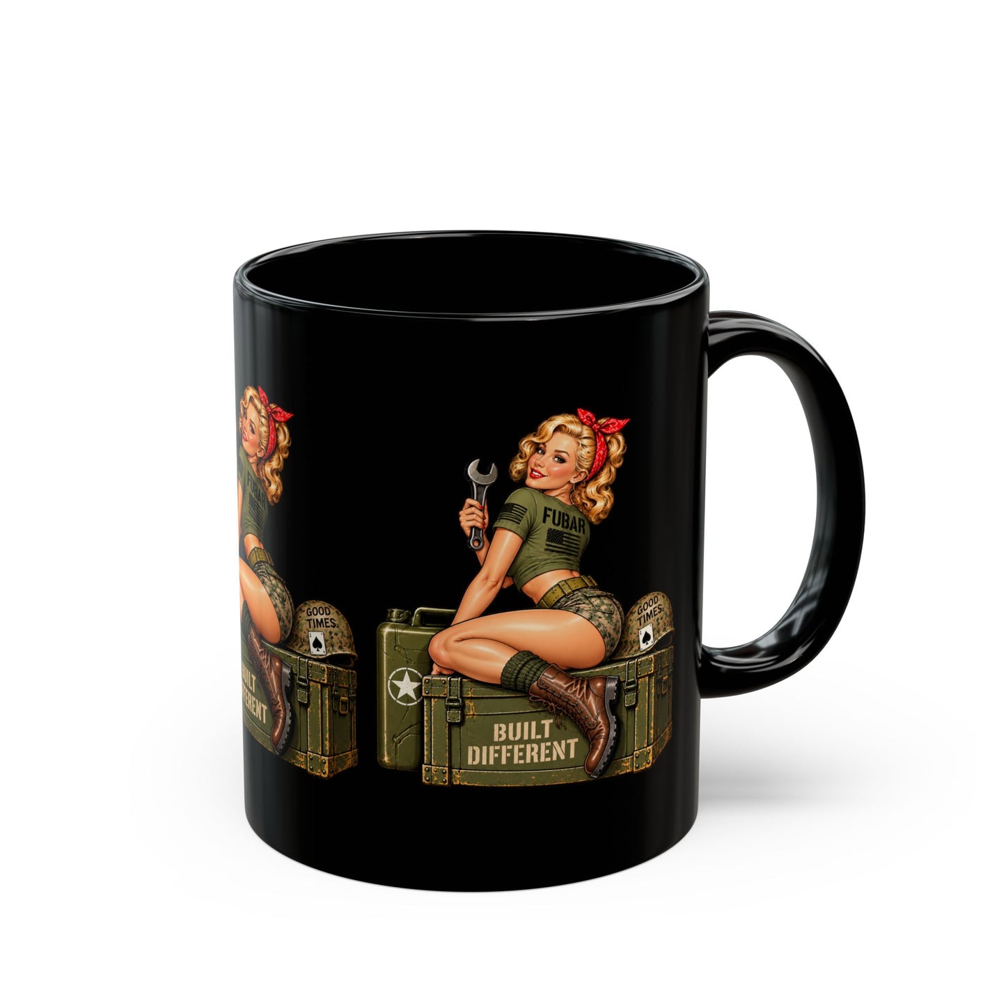 Built Different Pin-Up Mug