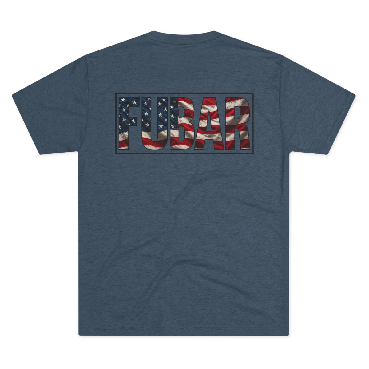 Neon Silhouette Front & American Flag “FUBAR” Back
