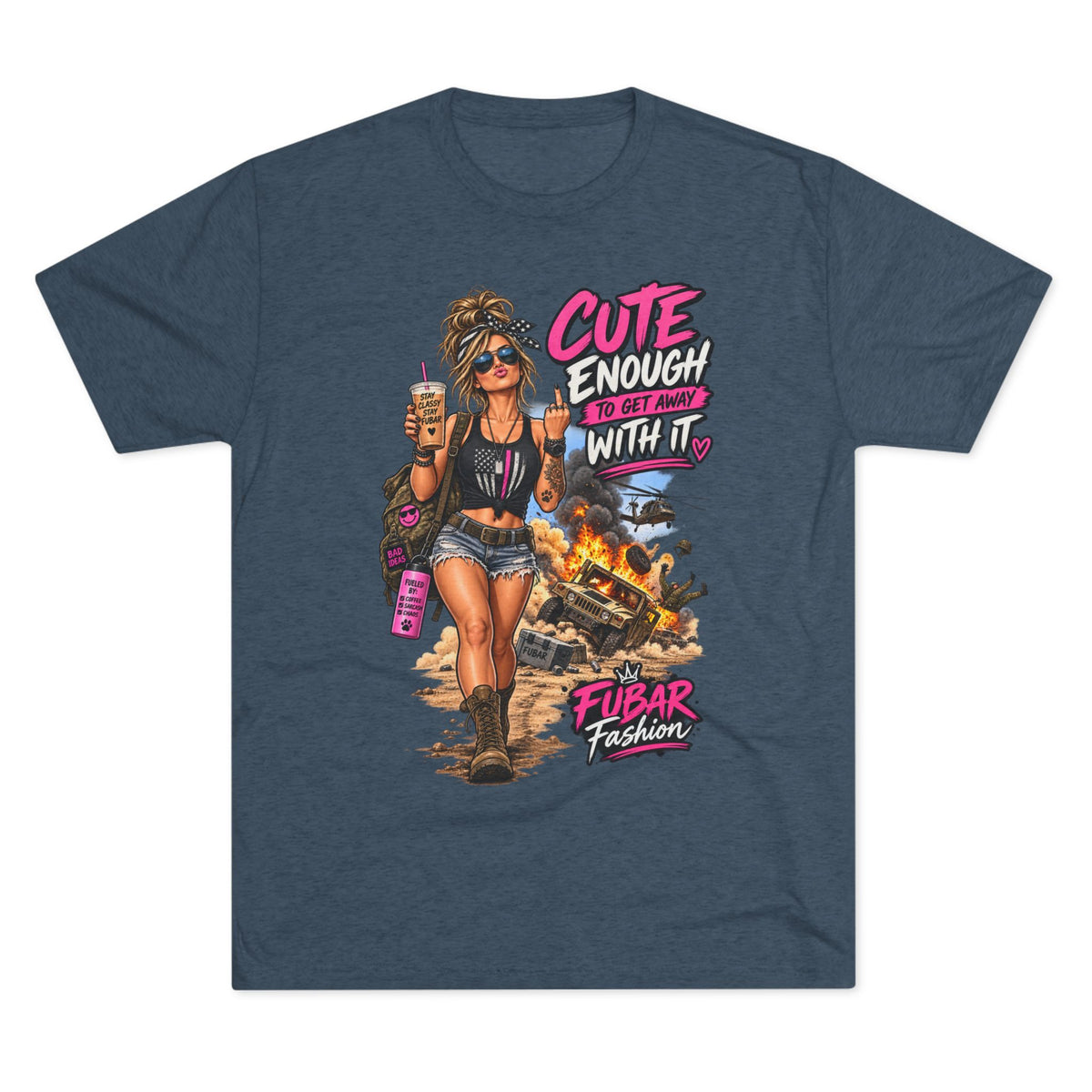 Women's Cute Enough To Get Away With It Tee