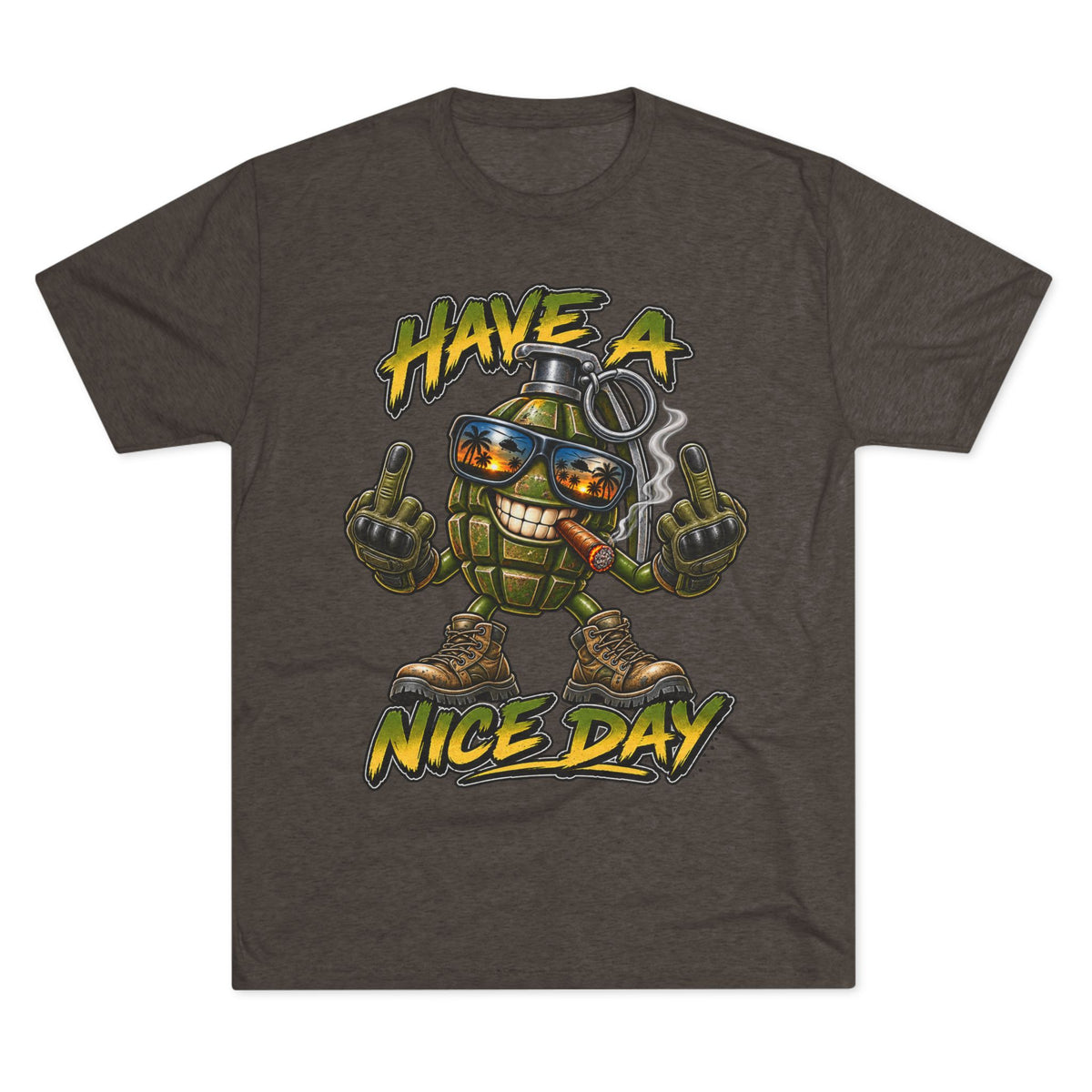 Have A Nice Day Grenade T-Shirt