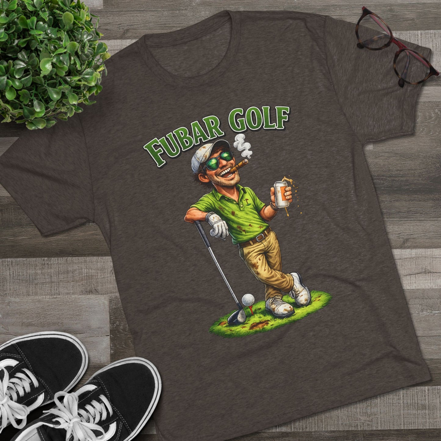 FUBAR Golf Cartoon Shirt