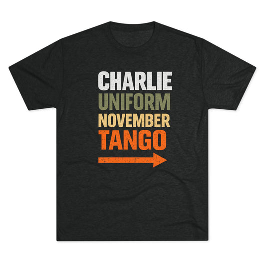 Charlie Uniform November Tango T‑Shirt