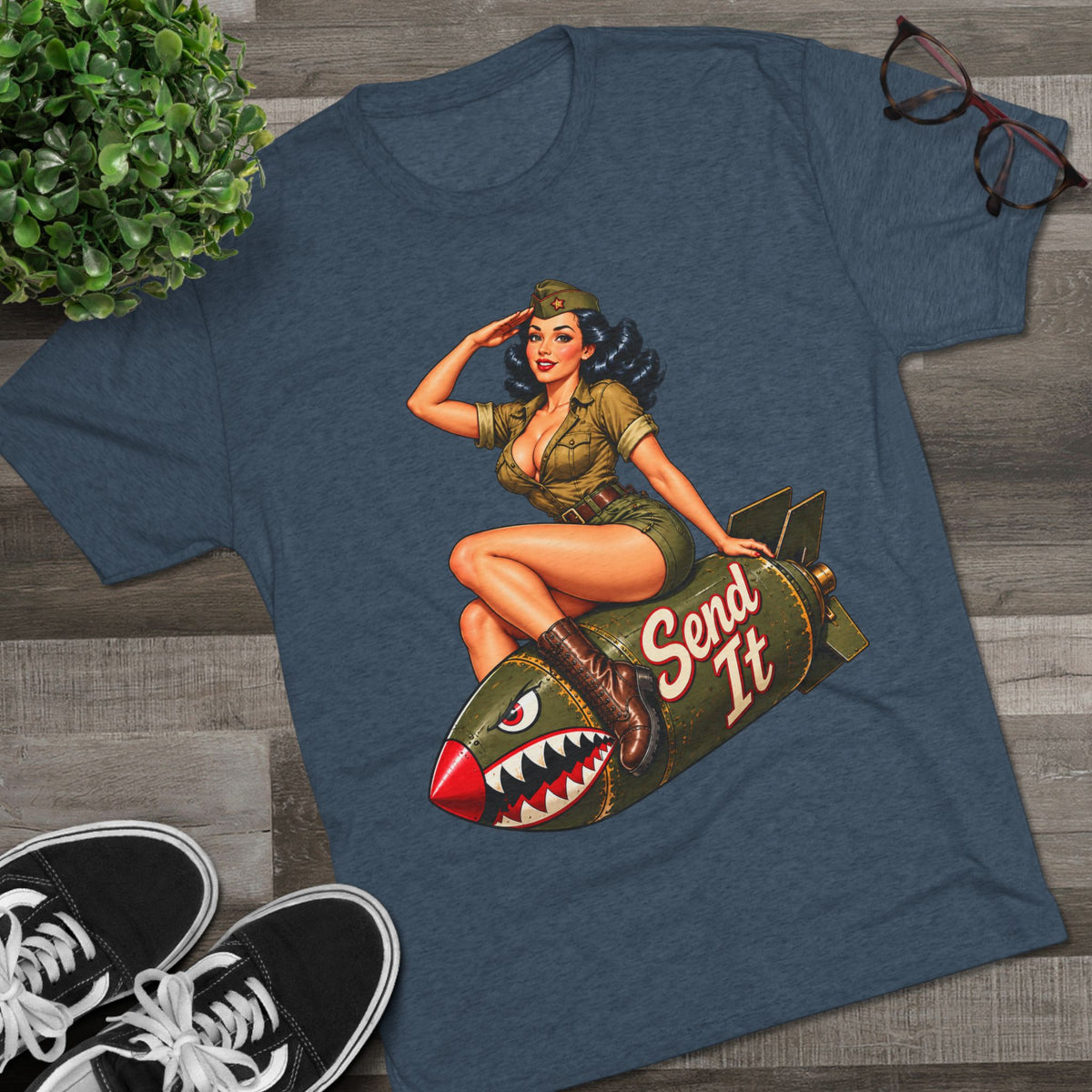 Send It Pinup Bomb Tee